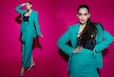 Sonam Kapoor Looks Hot And Happening in Cyan-Coloured Blazer And Slit Skit - See Latest Photos