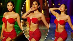 Sophie Choudry Exudes Sultriness in Red Hot Bikini Top And Sarong - See Viral Photos