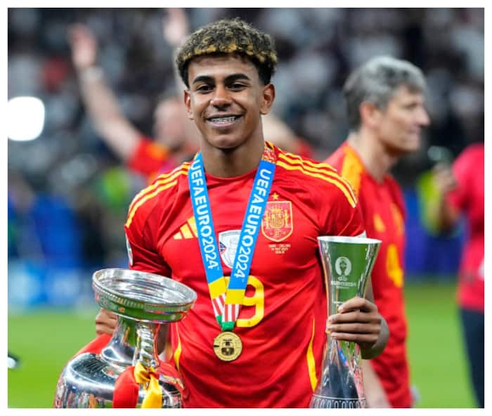 Spain s Lamine Yamal won Young Player of the Tournament at Euro 2024 
