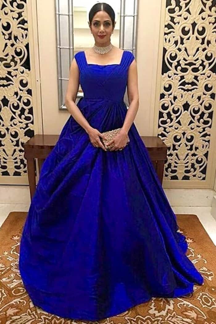 Sridevi Kapoor in Manish Malhotra ensemble