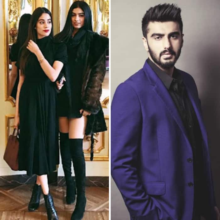 Sridevi Kapoor’s daughter Jhanvi Kapoor and Boney Kapoor’s son Arjun Kapoor