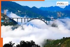 Stunning images of world’s tallest railway bridge in Kashmir