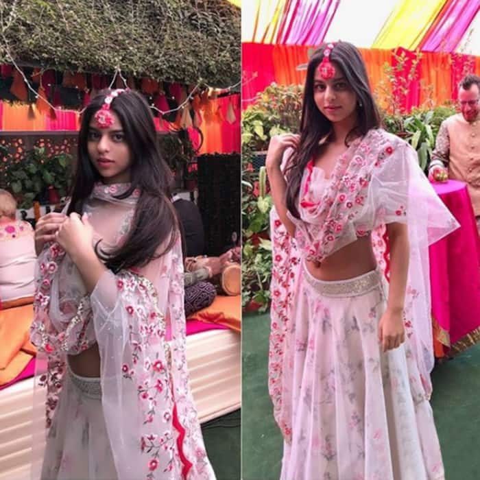 Suhana Khan in Seema Khan lehenga