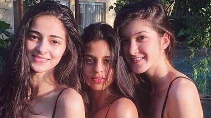 Suhana Khan with Shanaya Kapoor and Ananya Pandey in bikini
