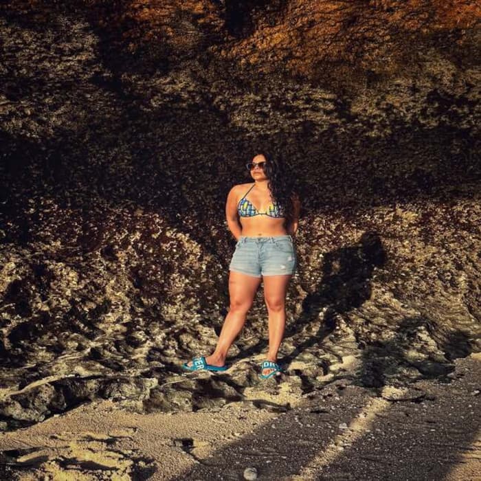 Sumona Flaunts Her Curves In Bikini Look