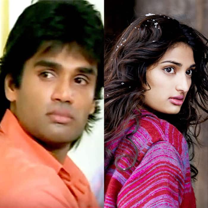 Suniel  Shetty and daughter Athiya Shetty