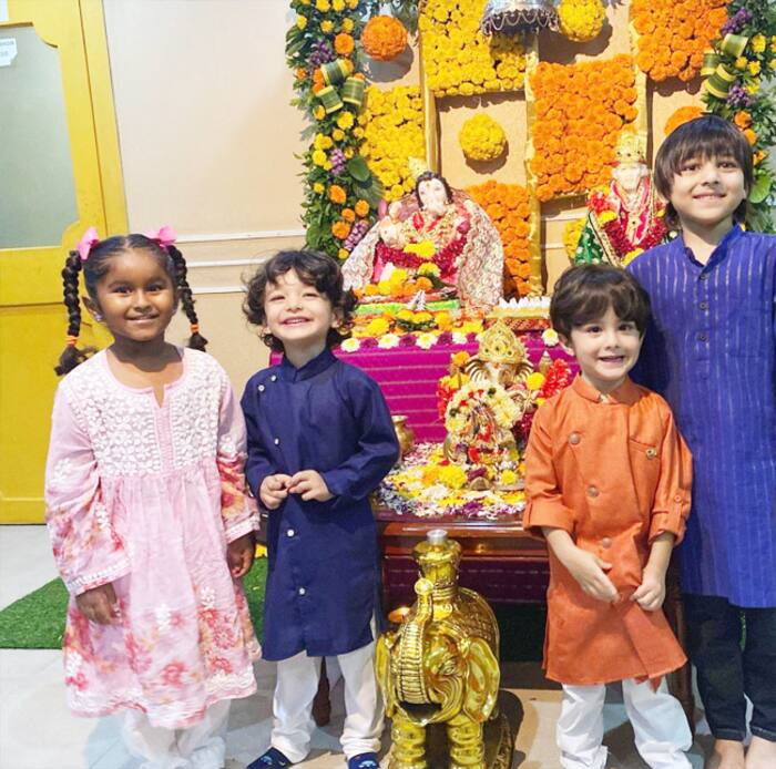 Sunny Leone and Her Happy Kids