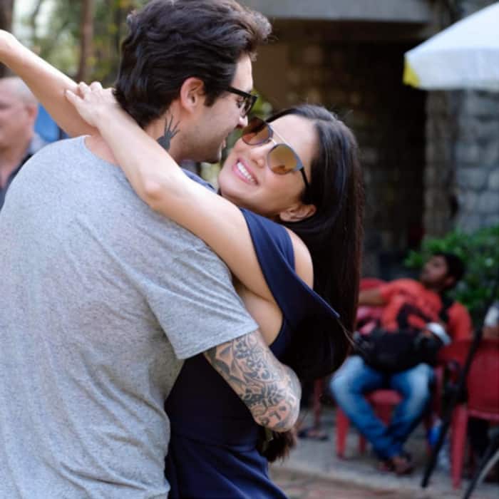 Sunny Leone shares a cute picture with her husband on Instagram