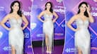 Sunny Leone Oozes Oomph in Sparkly Silver Dress With Plunging Neckline - See Sultry Pics