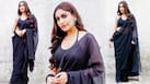 Surbhi Chandna Exudes Glamour in Hot Black Blouse And Saree l PHOTOS