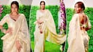Surbhi Chandna Dazzles in Hot Backless Blouse And Matching Saree l PHOTOS