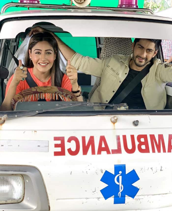 Surbhi Chandnas Behind The Scenes Pictures
