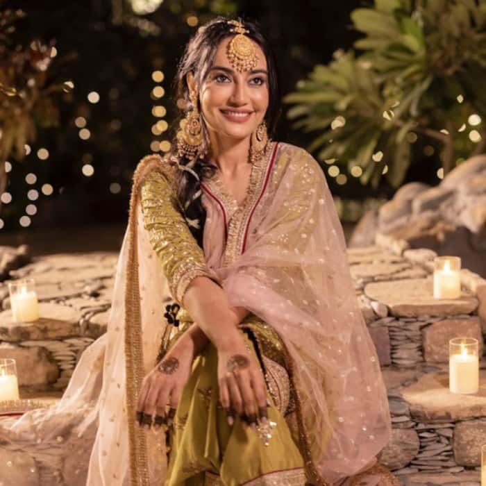 Surbhi Jyoti radiates an unreal bridal glow in a yellow ensemble 
