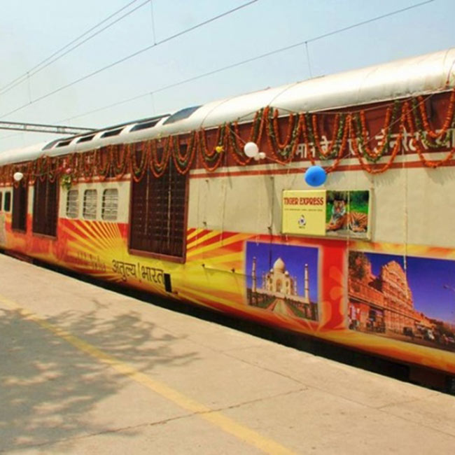 Pics of semiluxury train ‘Tiger Express’ in India will make you travel through train this time!