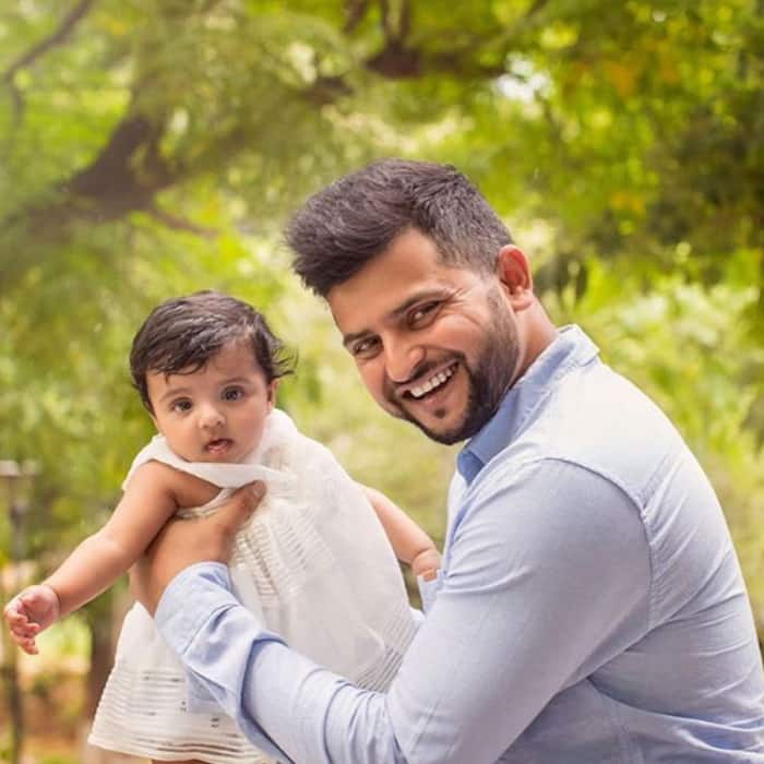 Suresh Raina shares a cute picture of his daughter on Instagram