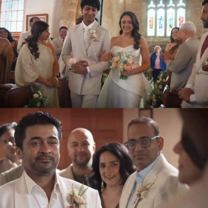 Suriya gets emotional seeing Jyotika: The actor’s reaction became one of the most touching moments from the celebration.