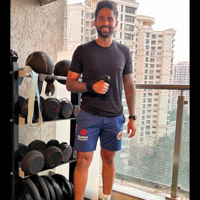 Suryakumar Yadav has a fully functional gym in his balcony