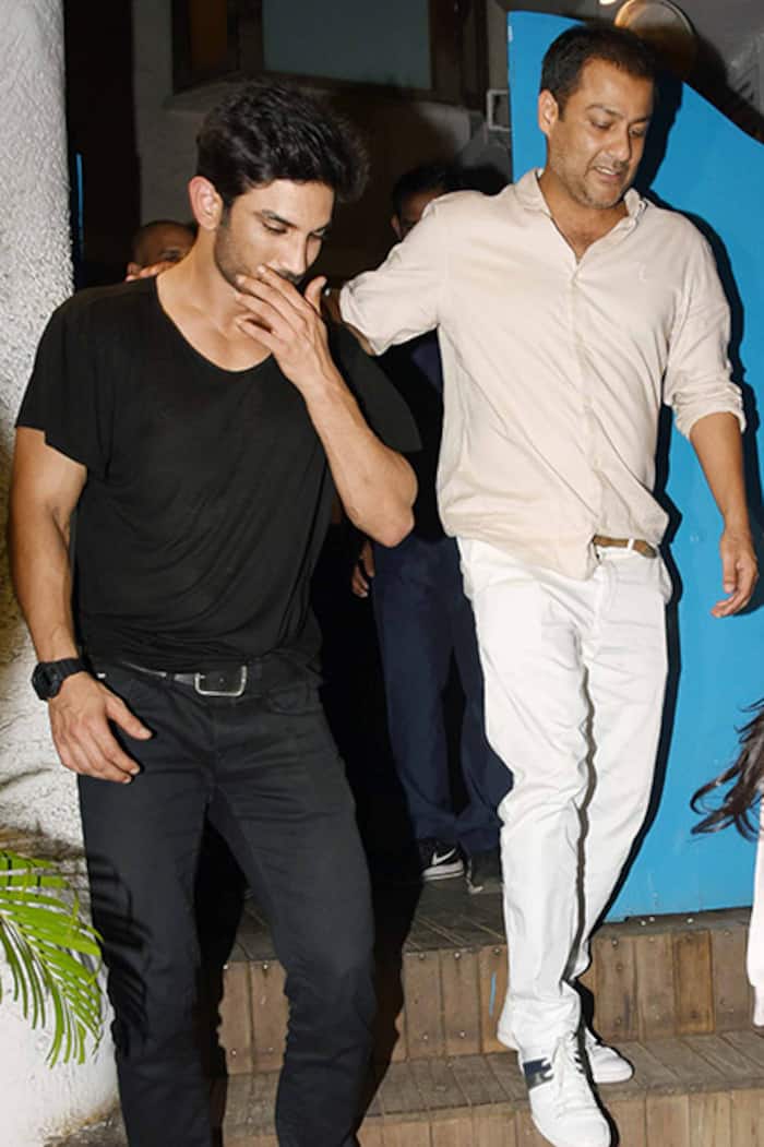 Sushant Singh Rajput with director Abhishek Kapoor