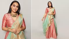 Swara Bhasker Wears Her Mom's Saree as Dupatta to Take Her Lehenga Game a Notch Ahead - See Stunning Pics