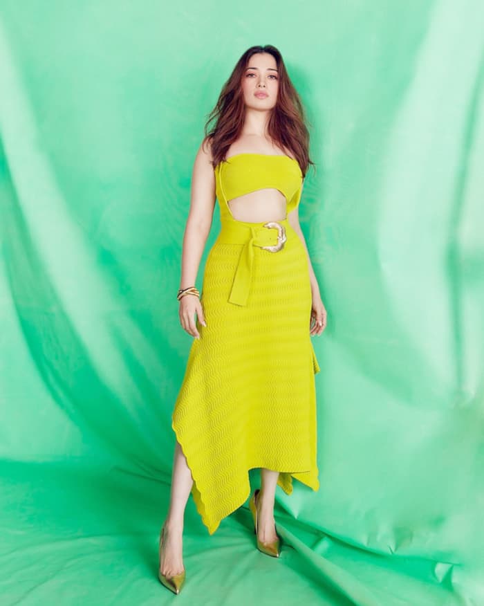Tamannaah Bhatia Sets Fashion Goals in Hot Cut-Out Bodycon Dress, Pics