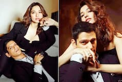 Tamannaah Bhatia-VIjay Varma Set Couple Goals as They Twin in Black, Pics