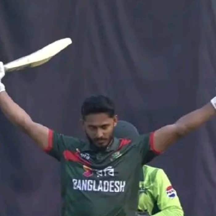 Tanzid Hasan Tamim smashed his maiden ODI century
