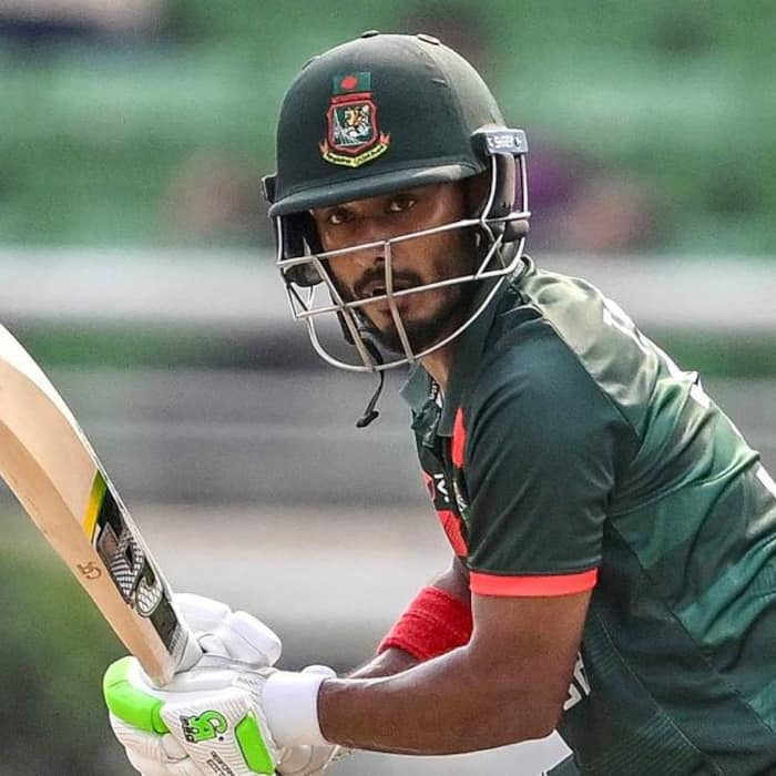 Tanzid scored an unbeaten 67 in the series opener against Pakistan