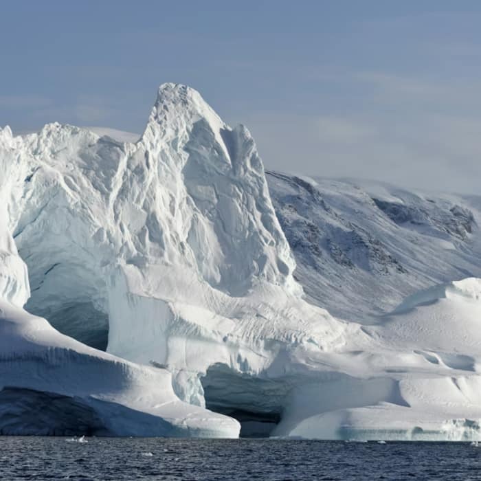 The Arctic Desert is the second largest   5 4 million sq mi  around the North Pole 
