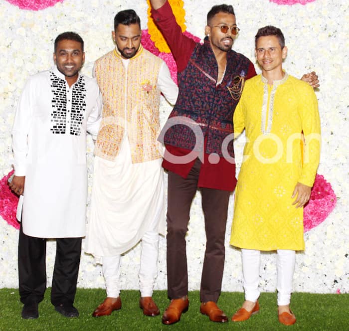 The lavish Diwali bash was hosted for Mumbai Indians