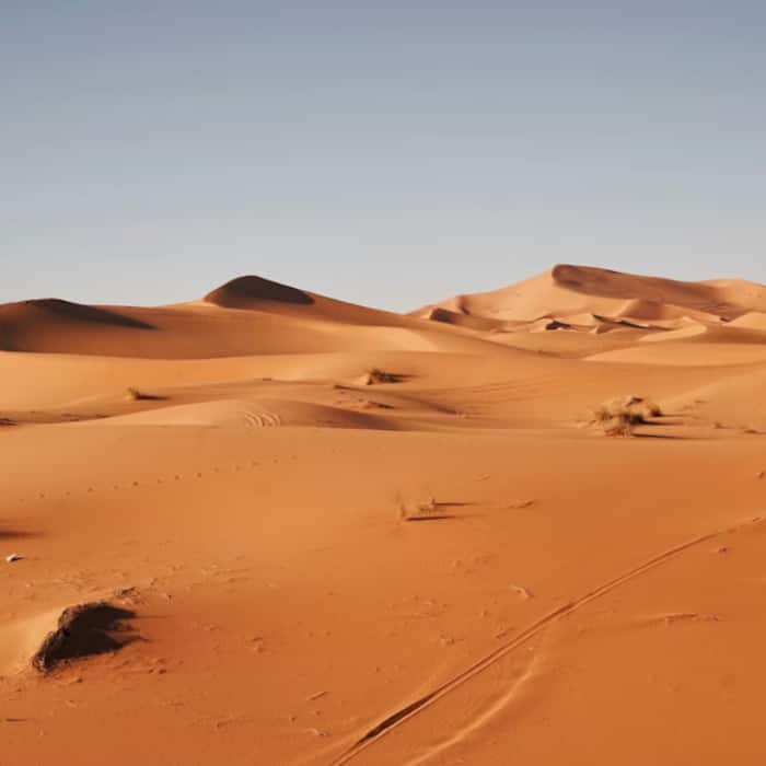 The Sahara Desert is the largest hot desert   3 5 million sq mi  in North Africa 