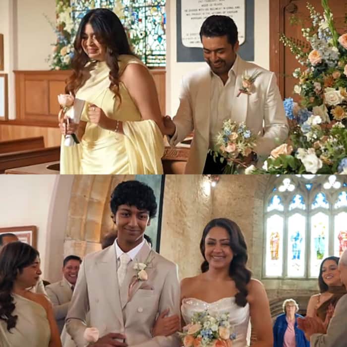 Their children make the celebration special: Diya and Dev were part of their parents’ memorable anniversary ceremony.