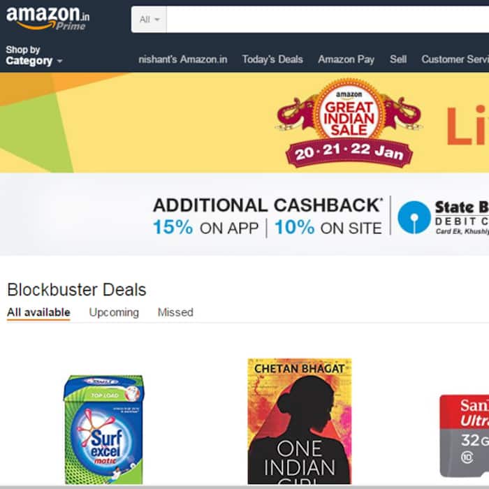 There will be other discounts on electronic products during Amazon Great India Sale