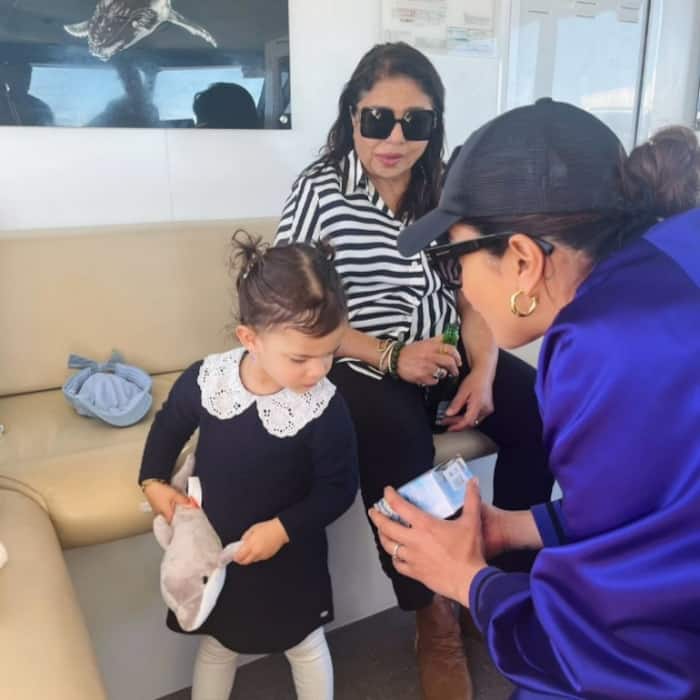 Three generations of Chopras enjoying a girls trip!
