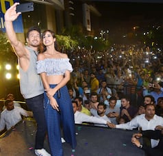PICS: Tiger Shroff couldn’t keep hands off alleged girlfriend Disha Patani during Baaghi 2 promotions