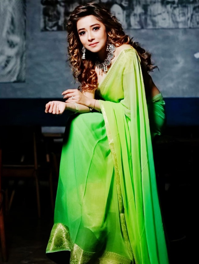 Tina Datta festive look