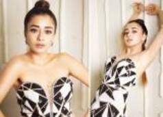 Hotness Overloaded! Tina Dutta Turns 'Cocoon of Positivity' In Black and White Sexy Outfit
