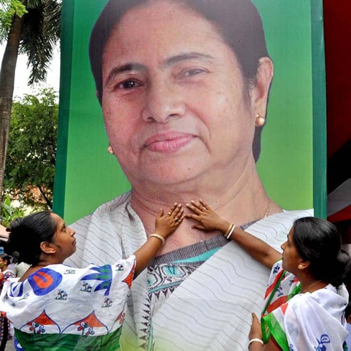 TMC supporters celebrate party’s victory in state elections