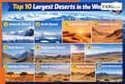 Top 10 largest deserts in the world