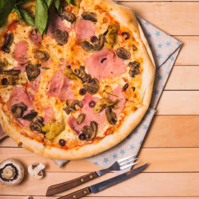 Try ham and mushroom topping pizza to lose weight