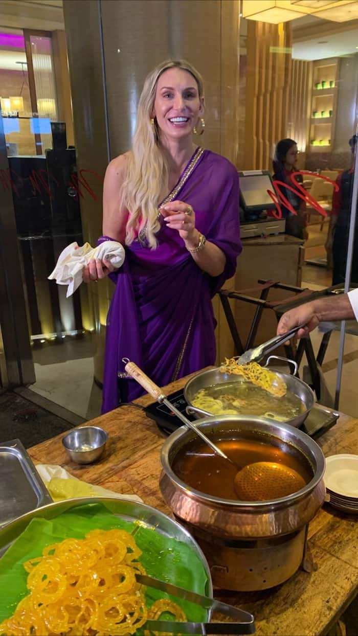 Trying Her Hand At Jalebi 