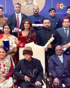 Shilpa Shetty Kundra's Jaw-Dropping Look While Receiving Champions of Change Award Leaves Fans Smitten