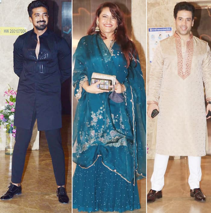 Tusshar Kapoor at Ramesh Tauranis Diwali party