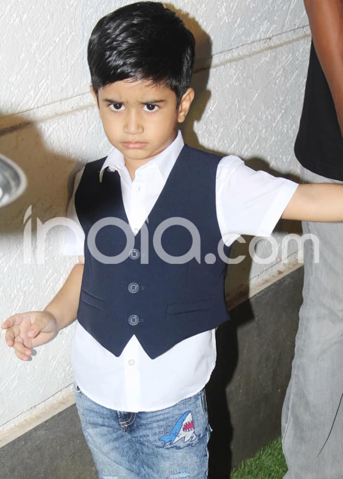 Tusshar Kapoor s son Laksshya s Intense Look in The Party