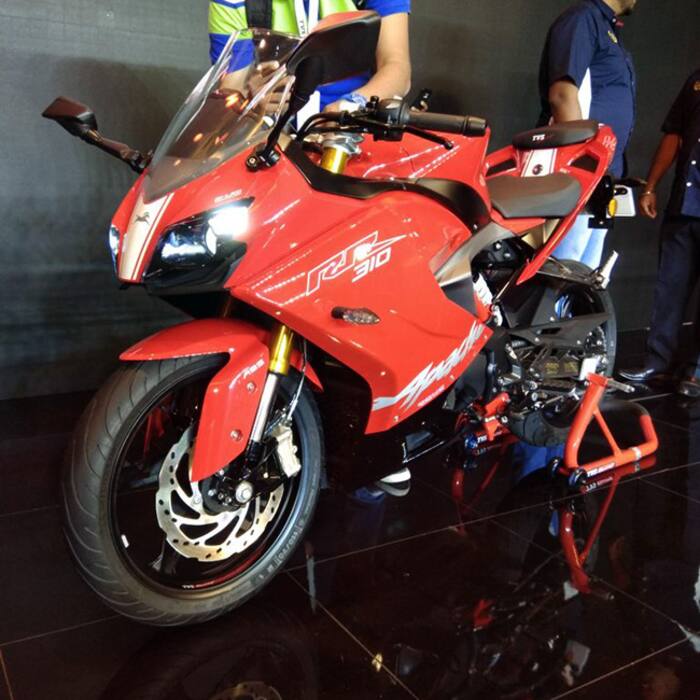 TVS Apache RR 310 (Akula 310) price and availability
