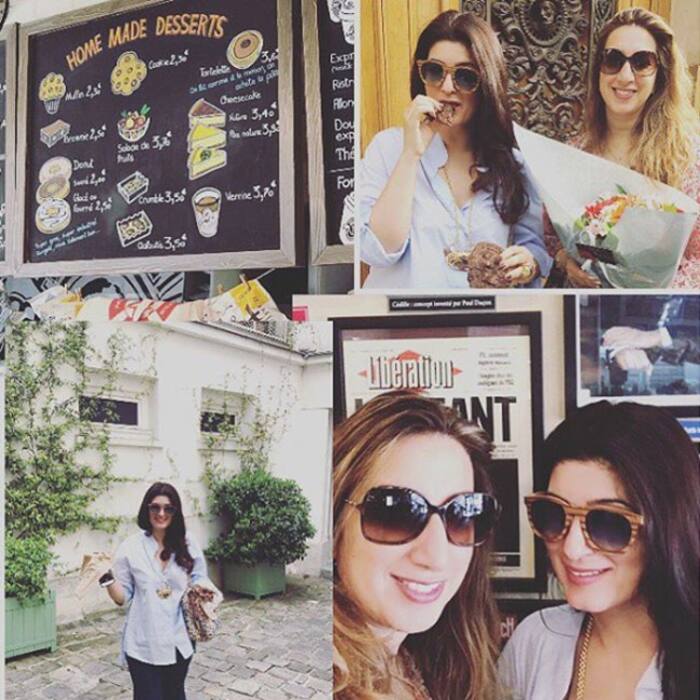 Twinkle Khanna holidaying in Paris