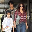 Akshay Kumar's Wife Twinkle Khanna And Kids Aarav Kumar-Nitara Kumar Spotted Akshay Kumar's Wife Twinkle Khanna And Kids Aarav Kumar-Nitara Kumar Spotted