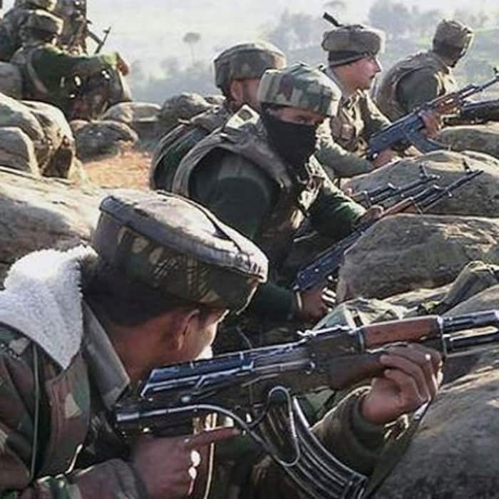 Two terrorists have been gunned down by security forces combing underway in South Kashmir