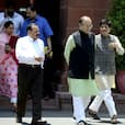 Arun Jaitley, Rajnath Singh, Smriti Irani and other Union Minister attend cabinet meeting in Delhi