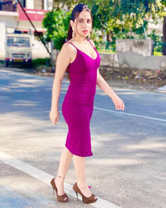 Urfi Javed as television hottie