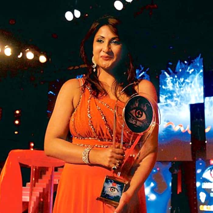 Urvashi Dholakia as winner of Bigg Boss Season 6